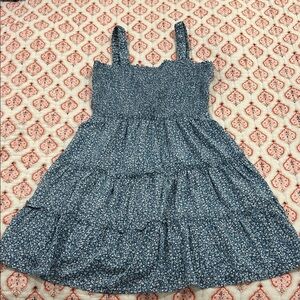 Floral Blue mini Dress